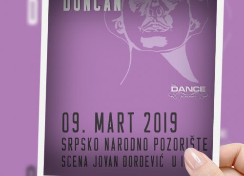 Mjuzikl KO SE BOJI ISADORE DUNCAN na velikoj scene SNP-a 2019